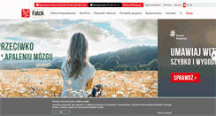 Desktop Screenshot of falck.pl