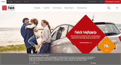 Desktop Screenshot of falck.dk