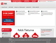 Tablet Screenshot of falck.fi