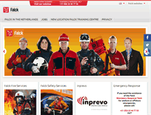 Tablet Screenshot of falck.nl